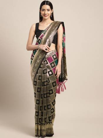 Silk Saree Always Gives A Rich And Elegant Look To Your Personality. Grab This Deisgner Silk Based Saree In Black Color Beautified With Heavy Weave All Over. This Saree And Blouse Are Fabricated On Banarasi Art Silk. Buy Now.