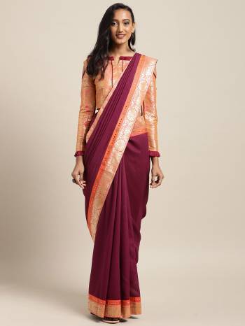 Bring out the best in you when wearing this Magenta Pink color silk fabrics saree. Ideal for party, festive & social gatherings. this gorgeous saree featuring a beautiful mix of designs. Its attractive color and designer silk saree, stone design, beautiful floral design Saree along with silk jacquard Blouse. Buy Now.