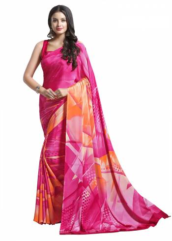 For Your Casuals Or Semi-Casuals, Grab This Light Weight Printed?Saree Fabricated On Crepe. Its Fabric IS Soft Towards Skin And Ensures Superb Comfort All Day Long. Buy Now.