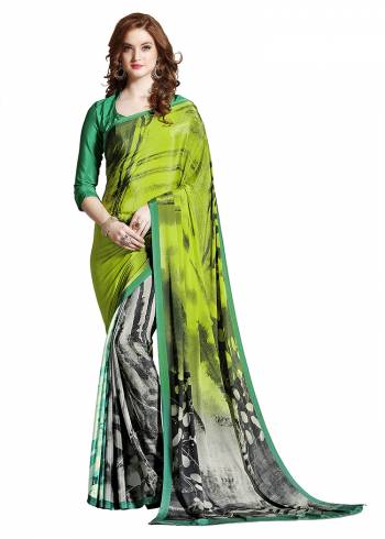 For Your Casuals Or Semi-Casuals, Grab This Light Weight Printed?Saree Fabricated On Crepe. Its Fabric IS Soft Towards Skin And Ensures Superb Comfort All Day Long. Buy Now.