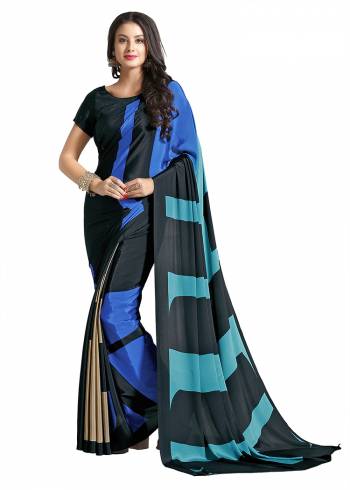 For Your Casuals Or Semi-Casuals, Grab This Light Weight Printed?Saree Fabricated On Crepe. Its Fabric IS Soft Towards Skin And Ensures Superb Comfort All Day Long. Buy Now.