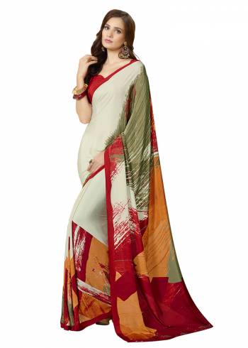 For Your Casuals Or Semi-Casuals, Grab This Light Weight Printed?Saree Fabricated On Crepe. Its Fabric IS Soft Towards Skin And Ensures Superb Comfort All Day Long. Buy Now.