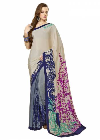 For Your Casuals Or Semi-Casuals, Grab This Light Weight Printed?Saree Fabricated On Crepe. Its Fabric IS Soft Towards Skin And Ensures Superb Comfort All Day Long. Buy Now.