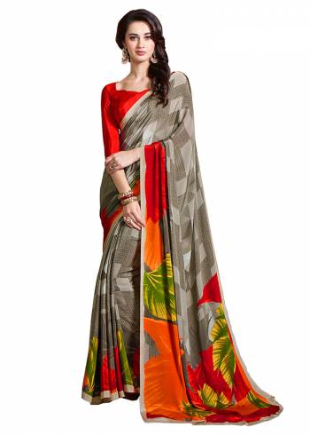 For Your Casuals Or Semi-Casuals, Grab This Light Weight Printed?Saree Fabricated On Crepe. Its Fabric IS Soft Towards Skin And Ensures Superb Comfort All Day Long. Buy Now.