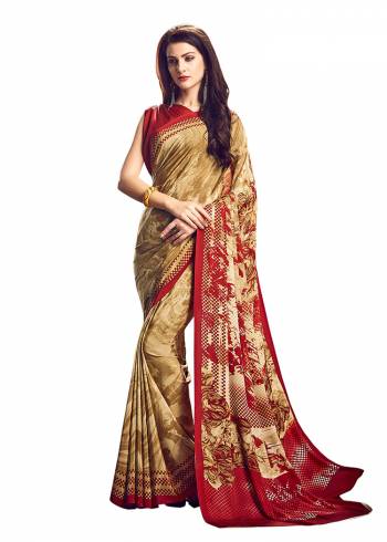 For Your Casuals Or Semi-Casuals, Grab This Light Weight Printed?Saree Fabricated On Crepe. Its Fabric IS Soft Towards Skin And Ensures Superb Comfort All Day Long. Buy Now