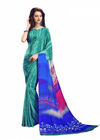 For Your Casuals Or Semi-Casuals, Grab This Light Weight Printed?Saree Fabricated On Crepe. Its Fabric IS Soft Towards Skin And Ensures Superb Comfort All Day Long. Buy Now