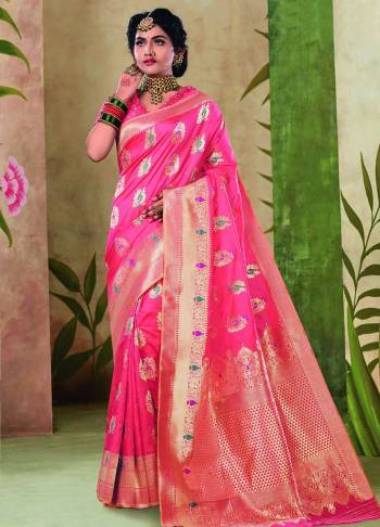 Add This Lovely Saree To Your Wardrobe In Old Rose Pink Color Fabricated On Satin Silk. Its Pretty Color And Rich Fabric Will Earn You Lots Of Compliments From Onlookers