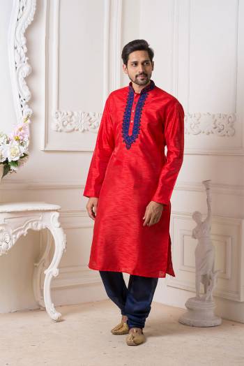 Grab This Amazing Pair Of Kurta And Chudidar For Men Fabricated On Art Silk.?This Kurta Is Suitable For Festive Wear Or Any Wedding Functions. It Is Light In Weight and Can Be Paired With Any Kind Of Bottom Like Chudidar, Pyjama Or Even Denims. Its Fabric Is Soft Towards Skin And Avialable In All Sizes. Buy Now.