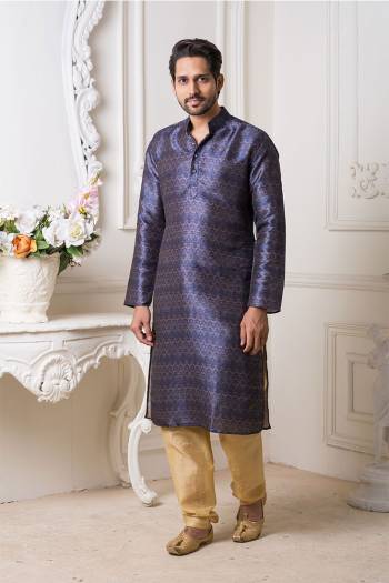 Grab This Amazing Pair Of Kurta And Chudidar For Men Fabricated On Art Silk.?This Kurta Is Suitable For Festive Wear Or Any Wedding Functions. It Is Light In Weight and Can Be Paired With Any Kind Of Bottom Like Chudidar, Pyjama Or Even Denims. Its Fabric Is Soft Towards Skin And Avialable In All Sizes. Buy Now.