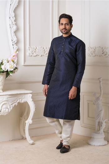 Grab This Amazing Pair Of Kurta And Chudidar For Men Fabricated On Art Silk.?This Kurta Is Suitable For Festive Wear Or Any Wedding Functions. It Is Light In Weight and Can Be Paired With Any Kind Of Bottom Like Chudidar, Pyjama Or Even Denims. Its Fabric Is Soft Towards Skin And Avialable In All Sizes. Buy Now.