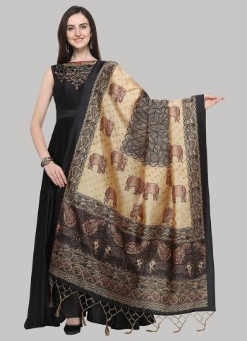 Grab This Classy Tassel Dupatta made from Assam silk has Beautified With decorative work like Digital Printed ,which makes it a smart pick for all occasions. You can wear this Dupatta in different styles Pairing Up With Different Kind Of Attires.