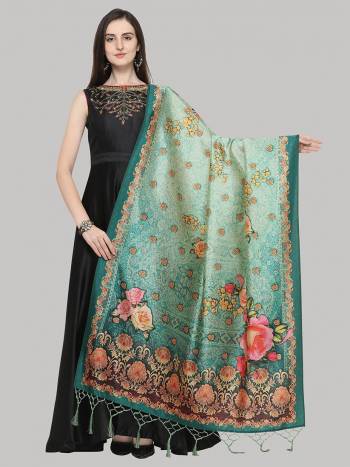 Grab This Classy Tassel Dupatta made from Assam silk has Beautified With decorative work like Digital Printed ,which makes it a smart pick for all occasions. You can wear this Dupatta in different styles Pairing Up With Different Kind Of Attires