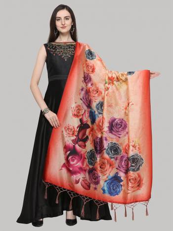 Grab This Classy Tassel Dupatta made from Assam silk has Beautified With decorative work like Digital Printed ,which makes it a smart pick for all occasions. You can wear this Dupatta in different styles Pairing Up With Different Kind Of Attires