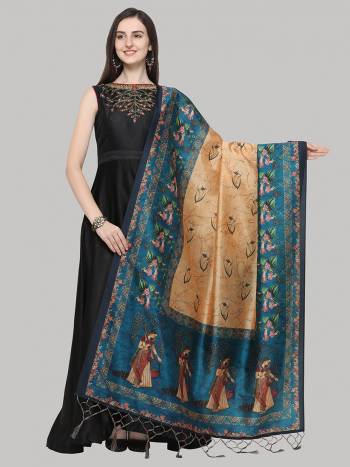 Grab This Classy Tassel Dupatta made from Assam silk has Beautified With decorative work like Digital Printed ,which makes it a smart pick for all occasions. You can wear this Dupatta in different styles Pairing Up With Different Kind Of Attires