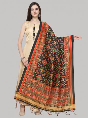 Grab This Classy Tassel Dupatta made from Assam silk has Beautified With decorative work like Digital Printed ,which makes it a smart pick for all occasions. You can wear this Dupatta in different styles Pairing Up With Different Kind Of Attires