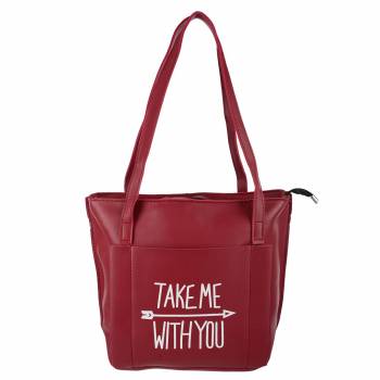 Grab This Pretty Elegant Looking Tote Bag For Your Daily Use. This Bag Is Durable And Easy To Carry All Day Long. 