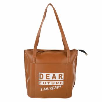 Grab This Pretty Elegant Looking Tote Bag For Your Daily Use. This Bag Is Durable And Easy To Carry All Day Long. 