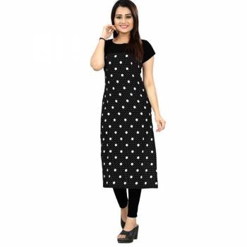 Add Some Casuals With This Readymade Printed Kurti. This Pretty Kurti Is Fabricated on Crepe And Available In All Regular Sizes. Its Fabric Is Soft Towards Skin And Esnures Superb Comfort All Day Long. 