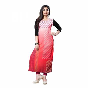 Add Some Casuals With This Readymade Printed Kurti. This Pretty Kurti Is Fabricated on Crepe And Available In All Regular Sizes. Its Fabric Is Soft Towards Skin And Esnures Superb Comfort All Day Long. 