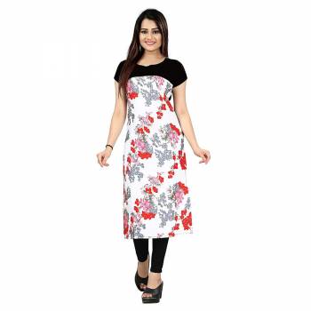 Add Some Casuals With This Readymade Printed Kurti. This Pretty Kurti Is Fabricated on Crepe And Available In All Regular Sizes. Its Fabric Is Soft Towards Skin And Esnures Superb Comfort All Day Long.