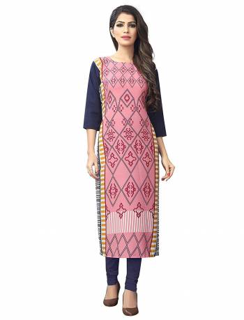 Add Some Casuals With This Readymade Printed Kurti. This Pretty Kurti Is Fabricated on Crepe And Available In All Regular Sizes. Its Fabric Is Soft Towards Skin And Esnures Superb Comfort All Day Long.