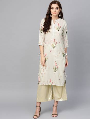 Simple and Elegant Looking Readymade Kurti Is Here In White Color Fabricated On Muslin. Its Elegant Color And Rich Fabric Will Earn you Lots Of Compliments From Onlookers.