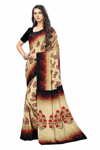 For Your Casuals Or Semi-Casuals, Grab This Light Weight Printed Saree Fabricated On Crepe. Its Fabric IS Soft Towards Skin And Ensures Superb Comfort All Day Long. Buy Now