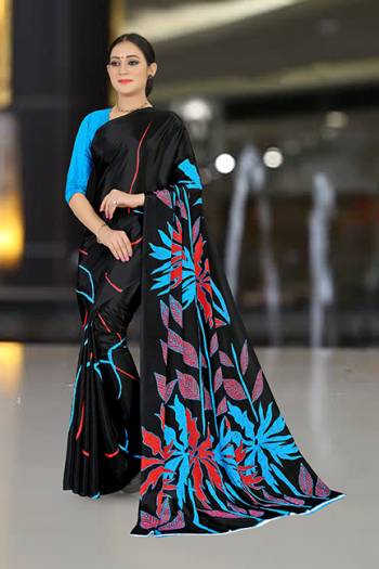 For Your Casuals Or Semi-Casuals, Grab This Light Weight Printed Saree Fabricated On Crepe. Its Fabric IS Soft Towards Skin And Ensures Superb Comfort All Day Long. Buy Now