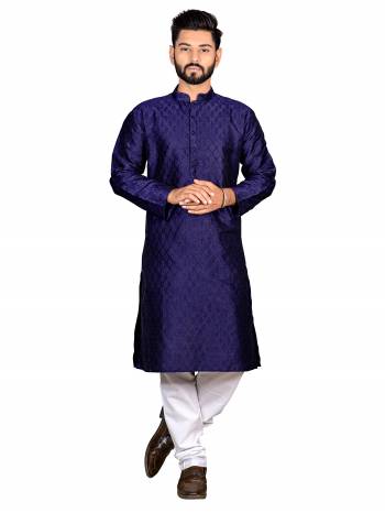 Grab This Amazing Pair Of Kurta And Chudidar For Men Fabricated On Art Silk And Cotton Respectively. This Kurta Is Suitable For Festive Wear Or Any Wedding Functions. It Is Light In Weight and Can Be Paired With Any Kind Of Bottom Like Chudidar, Pyjama Or Even Denims. Its Fabric Is Soft Towards Skin And Avialable In All Sizes. Buy Now.