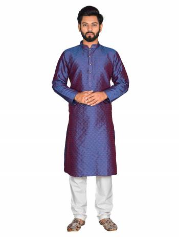 Grab This Amazing Pair Of Kurta And Chudidar For Men Fabricated On Brocade And Cotton Respectively. This Kurta Is Suitable For Festive Wear Or Any Wedding Functions. It Is Light In Weight and Can Be Paired With Any Kind Of Bottom Like Chudidar, Pyjama Or Even Denims. Its Fabric Is Soft Towards Skin And Avialable In All Sizes. Buy Now.