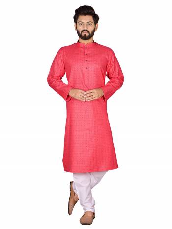 Grab This Amazing Pair Of Kurta And Chudidar For Men Fabricated On Cotton. This Kurta Is Suitable For Festive Wear Or Any Wedding Functions. It Is Light In Weight and Can Be Paired With Any Kind Of Bottom Like Chudidar, Pyjama Or Even Denims. Its Fabric Is Soft Towards Skin And Avialable In All Sizes. Buy Now.