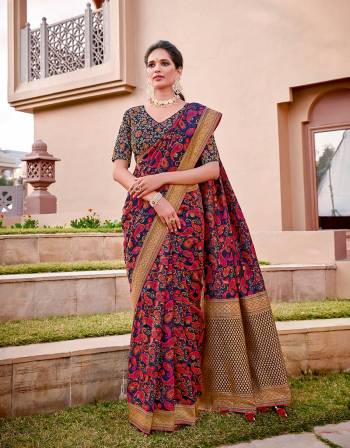 As ethical and as cultural as it can get, this intricately weaved floral silk saree is a choice of the royals. Pair it with your heirloom sarees and look intriguing. 