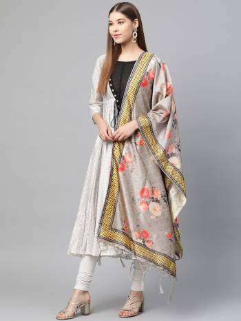 Grab This Classy Tassel Dupatta made from Jacquard Silk has decorative work like Digital Printed ,which makes it a smart pick for all occasions. You can wear this Dupatta in different styles Pairing Up With Different Kind Of Attires