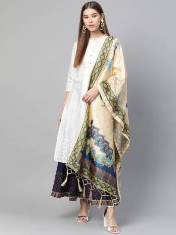 Grab This Classy Tassel Dupatta made from Jacquard Silk has decorative work like Digital Printed ,which makes it a smart pick for all occasions. You can wear this Dupatta in different styles Pairing Up With Different Kind Of Attires