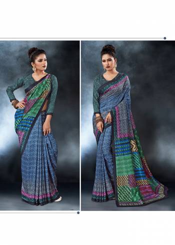Add This Pretty Saree To Your Wardrobe For Festive Or Semi-Casual Wear. This Saree And Blouse Are Fabricated on Tussar Silk Slub Beautified With Prints. Buy This Saree Now.