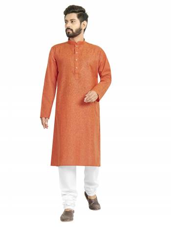 Take your ethnic style quotient to the next level by wearing this fashionable kurta set. which has been designed keeping the latest trends in mind. This set is a must have in a men's ethnic wardrobe. Tailored from finest fabric and fashioned with a banded collar for a dash of style. It will augment your look and make you the centre of attraction at any occasion.