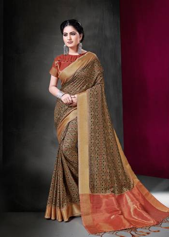 For a Proper Traditional Look, Grab This Designer Silk Based Printed Saree. This Saree And Blouse Are Fabricated On Art Silk Which Gives A Rich And Elegant Look To Your Personlity. 