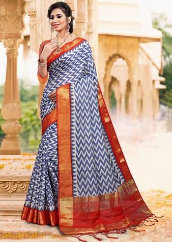 A Must Have Saree In Your Wardrobe Is Here With This Lovely Printed Saree. This Saree And Blouse Are Fabricated On Art Silk Which Is Light Weight And Also Gives A Rich Look To Your Personality.