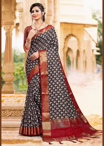 A Must Have Saree In Your Wardrobe Is Here With This Lovely Printed Saree. This Saree And Blouse Are Fabricated On Art Silk Which Is Light Weight And Also Gives A Rich Look To Your Personality.