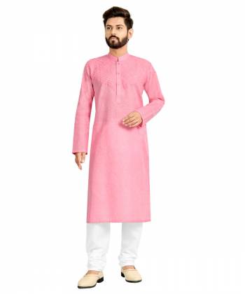 Take your ethnic style quotient to the next level by wearing this?fashionable kurta set. which has been designed keeping the latest trends in mind. This set is a must have in a men's ethnic wardrobe. Tailored from finest fabric and fashioned with a banded collar for a dash of style. It will augment your look and make you the centre of attraction at any occasion.