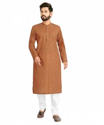 Take your ethnic style quotient to the next level by wearing this?fashionable kurta set. which has been designed keeping the latest trends in mind. This set is a must have in a men's ethnic wardrobe. Tailored from finest fabric and fashioned with a banded collar for a dash of style. It will augment your look and make you the centre of attraction at any occasion.