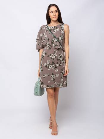 Here Is A Trendy and Pretty Readymade One-Piece For Party Wear Or Outing. It Is Light In Weight And Its Fabric Ensures Superb Comfort All Day Long.