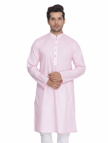 Take your ethnic style quotient to the next level by wearing this?fashionable kurta set. which has been designed keeping the latest trends in mind. This set is a must have in a men's ethnic wardrobe. Tailored from finest fabric and fashioned with a banded collar for a dash of style. It will augment your look and make you the centre of attraction at any occasion.