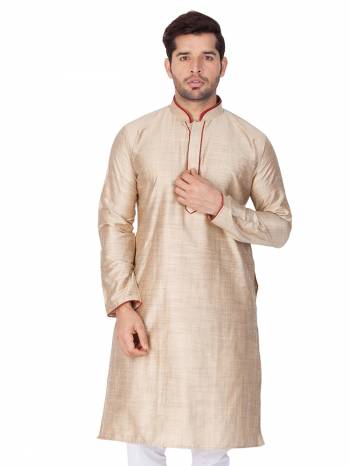 Grab This Amazing Pair Of Kurta And Chudidar For Men Fabricated On Cotton Silk And Cotton Respectively. This Kurta Is Suitable For Festive Wear Or Any Wedding Functions. It Is Light In Weight and Can Be Paired With Any Kind Of Bottom Like Chudidar, Pyjama Or Even Denims. Its Fabric Is Soft Towards Skin And Avialable In All Sizes. Buy Now.