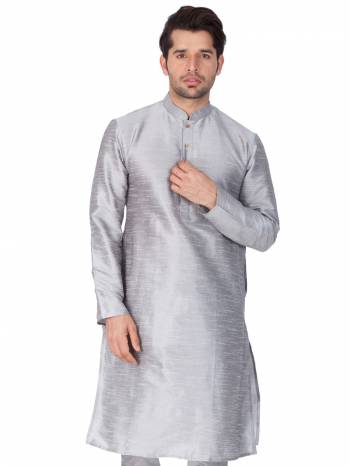 Take your ethnic style quotient to the next level by wearing this fashionable kurta set. which has been designed keeping the latest trends in mind. This set is a must have in a men's ethnic wardrobe. Tailored from finest fabric and fashioned with a banded collar for a dash of style. It will augment your look and make you the centre of attraction at any occasion