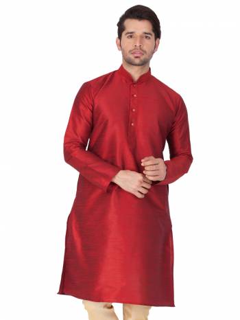 Take your ethnic style quotient to the next level by wearing this fashionable kurta set. which has been designed keeping the latest trends in mind. This set is a must have in a men's ethnic wardrobe. Tailored from finest fabric and fashioned with a banded collar for a dash of style. It will augment your look and make you the centre of attraction at any occasion