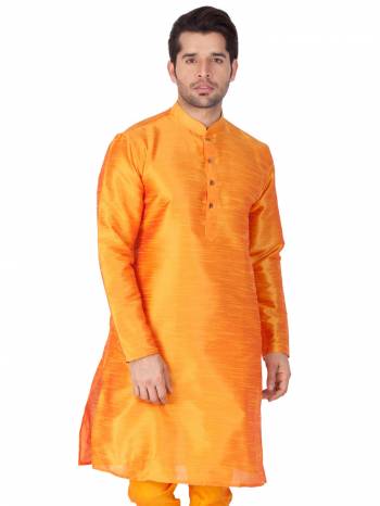 Take your ethnic style quotient to the next level by wearing this fashionable kurta set. which has been designed keeping the latest trends in mind. This set is a must have in a men's ethnic wardrobe. Tailored from finest fabric and fashioned with a banded collar for a dash of style. It will augment your look and make you the centre of attraction at any occasion